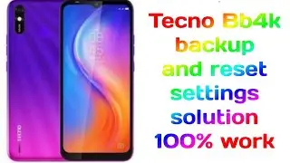 Tecno Bb4k backup and reset settings 100% solution and work #share #subscribe #shortvideo