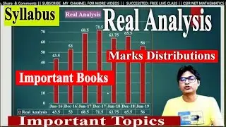 Important Topics  Real Analysis | Syllabus | Marks Distributions | CSIR NET MATHEMATICS