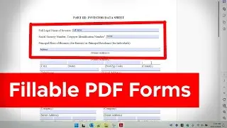 How to Create a Fillable PDF Form | Adobe Acrobat Pro