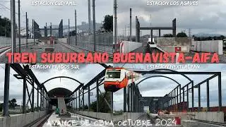 avance de obra TREN SUBURBANO AIFA (octubre 2024).