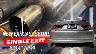 TSX GETS NEW EXHAUST