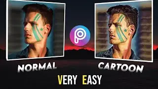 PicsArt Portrait Cartoon Photo Editing Tutorial | Cartoon Editing App | RASHITH TUTORIAL |