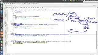 A client-server bank program, which uses JDBC