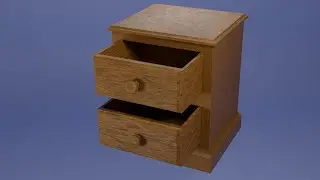 3D Modeling a Bed Side Table in Blender