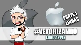 🎓Curso de desenho no inkscape - #Vetorizando logo da Apple (PARTE 1)