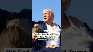 Do you think God saved Donald Trump? 😇 #god #donaldtrump #trump