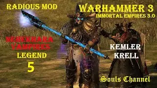 WARHAMMER 3 RADIOUS MOD Легенда Курфюрст нежити  Легион Курганов 5 часть