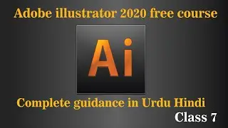 Adobe Illustrator Training - Class 7 - text tool and colour value in Urdu / Hindi by AHLP Tech