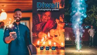 How to edit diwali photos in photoshop | Free preset download photoshop & lightroom mobile XMP & DNG