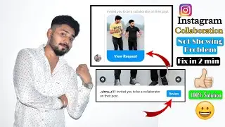 Instagram collaboration view request accept Problem😢 || insta collaboration Problem || Diljale 🔥Bhai