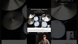 If you guessed that the drum part from my previous post was "Take You At Your Word", you got it!