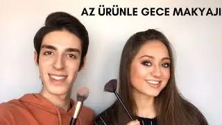 GECE MAKYAJI / AZ ÜRÜNLE GECE MAKYAJI