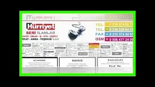 Hürriyet reklam servisi ilan servisi ile artık ilan vermek çok kolay