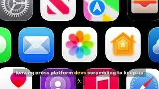 Is Apple’s Liquid Glass UI Killing Cross-Platform Apps? #apple  #liquidglass