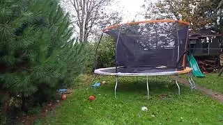Trampoline pegs being put to the test