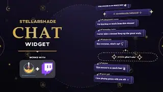 Stellar Shade - Celestial Chat Widget for StreamElements