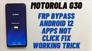Moto G30 FRP Bypass Latest Update (2025) | 100% Working Without PC | Google Lock Remove