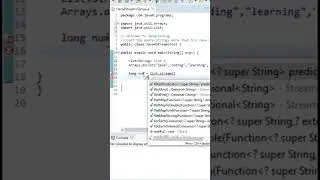 Count String length in java 8 using Stream API 😍🤔