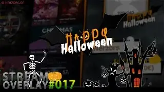 Overlay Preview | #017 | Happy Halloween - Basic + FREE DOWNLOAD - Stream Overlay
