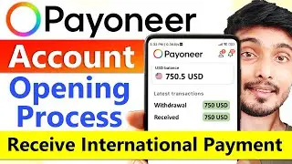 Payoneer account kaise banaye | Payoneer account create | How to create payoneer account in india