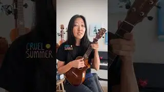 Taylor Swift on ukulele! Cruel Summer #100daysuke2024