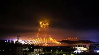 Beautiful moments of fireworks display~