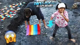 DRAMA BOCIL BERBURU POP IT JUMBO LANGKA DI SALURAN PENGAIRAN! DIA NANGIS KEJER KENA TIPU!!!