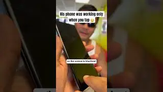 This phone was so weird to repair 👆It worked when you Tap🤦‍♂️#shorts #android #samsung #apple #fyp