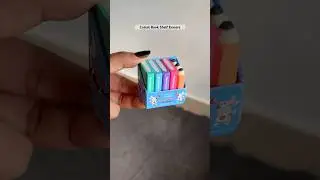 Cutest Book Shelf With Pencils Erasers 🌷✨🎀