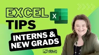 Microsoft Excel Tips for Interns and New Grads
