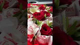 Букет с Розами и Raffaello ❤️ 