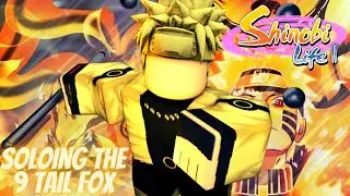 SOLOING THE 9 TAIL FOX...KURAMA! | Shinobi Life 2 | DamagePlayz