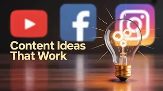 How To Find Content Creation Ideas For YOUTUBE, Facebook & Instagram.