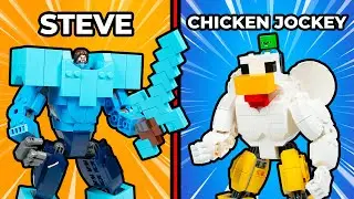 I Built LEGO Minecraft Movie Mechs