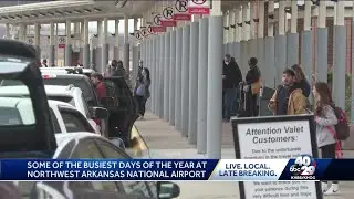 Travel picks up at XNA for Thanksgiving