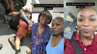 Fight Between 2 Linden Drivers At The 43 Bus Park || Passport Office & More