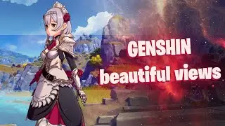 Genshin Impact Beautiful views | Genshin Footage