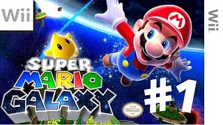 Super Mario Galaxy - O Início de Gameplay!!! [ Nintendo Wii - Playthrough ]