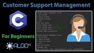 How to create Customer Support Management System in C | For Beginners