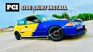 PCI SIDE SKIRT INSTALL / 90's Honda Civic
