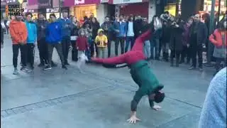 İzmir Alsancak Sokak dansı Süper performans