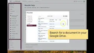 Upload a Google Doc to Moodle