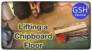 How to Lift a Chipboard Floor, Batten Joists and Re-Fit the Chipboard - Remove Chipboard Floorboards