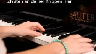 Ich steh an deiner Krippen hier - Piano