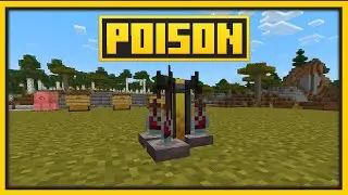 🟨 HOW to MAKE a POISON potion and WHAT DOES - MINECRAFT Bedrock & Java 🟨