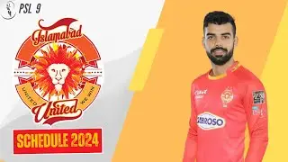 ISLAMABAD UNITED | SCHEDULE TEAM ISLAMABAD UNITED | TOURNAMENT CAMPAIGN | PSL | PSL 9 | HASH SPORTS