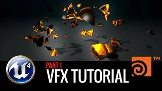 How to Realtime - VFX / Sphere Break TUTORIAL PART 1 using Houdini and Unreal engine