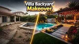 Before and After Villa Backyard | Villa Backyard Renovation