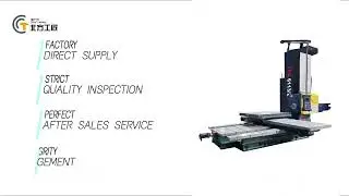 Horizontal boring machine #cnc #boring