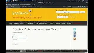 Broken Auth    Insecure Login Forms Low Security Level